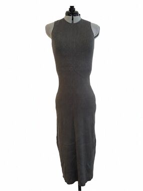 NWT Splendid Sleeveless Ribbed Midi Dress Minimalist Casual Chic S